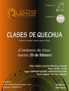 Clases de Quechua en EVA