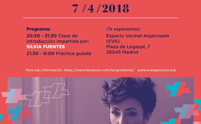 Clase y práctica de tango con Silvia Fuentes