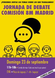 Jornada de Debate Comisión 8M Madrid